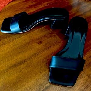 BY FAR mule sandals black size 36